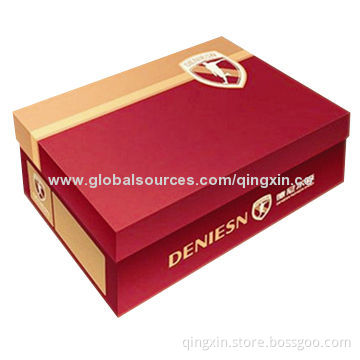 Paper Shoe Box Manufacturer, Available in Many Colors, Sizes, Logos and Designs